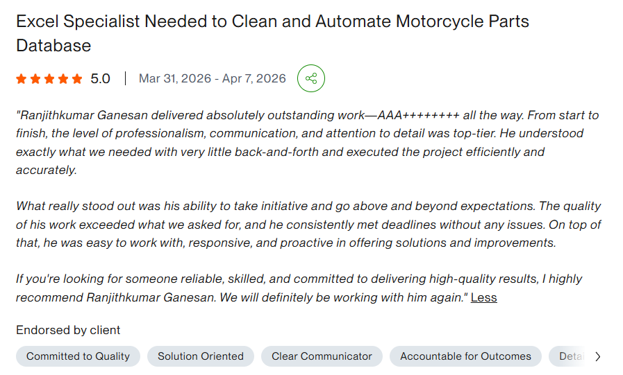 Client review 1