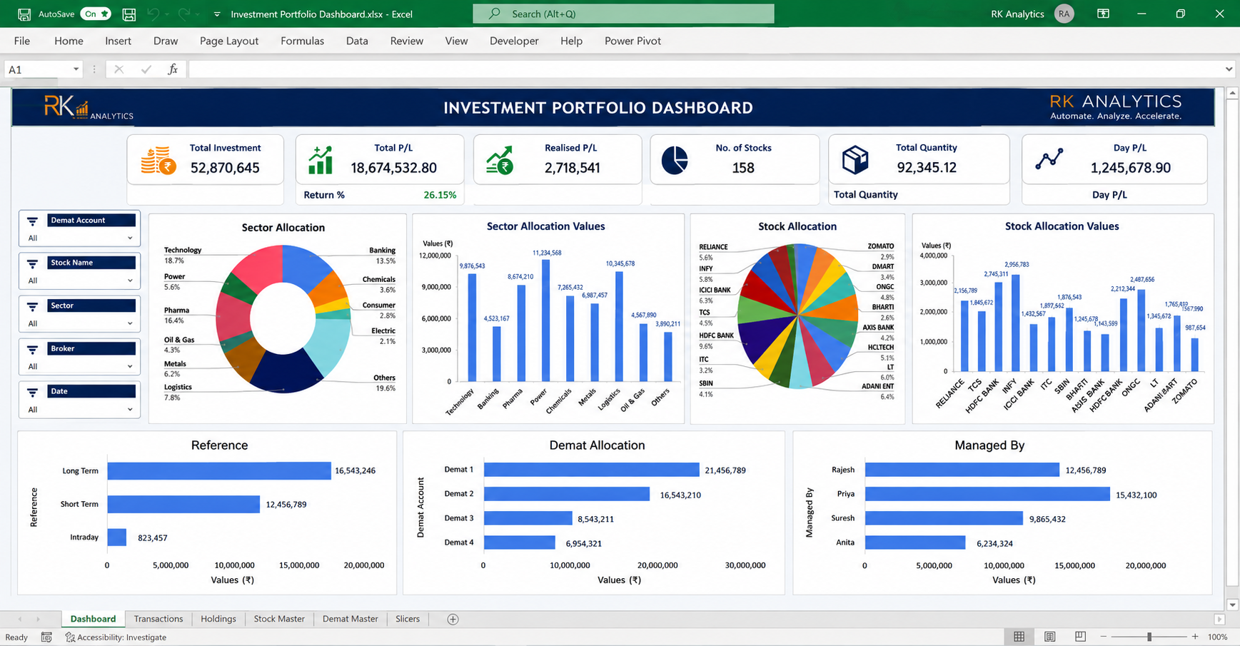Investment portfolio tracker